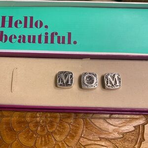 Lori Bonn sterling 'MOM' Slide Charms (3)